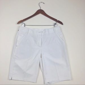 White Puma Bermuda Golf Shorts 8